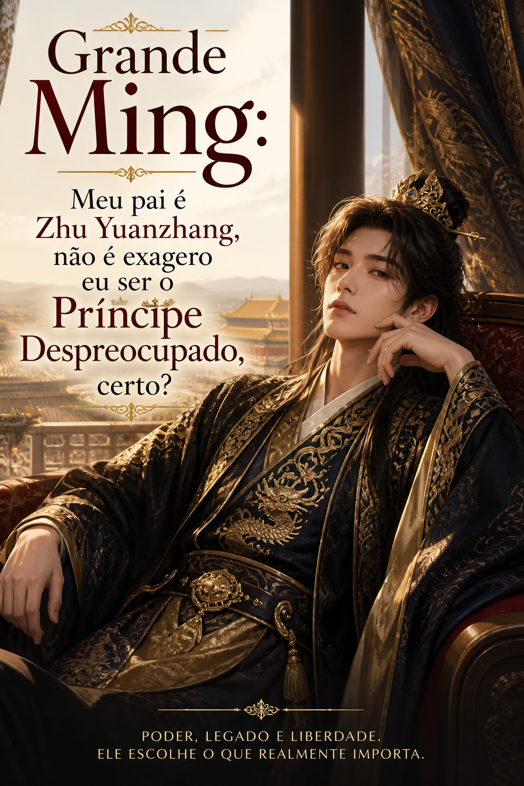 Grande Ming: Meu pai é Zhu Yuanzhang, não é exagero eu ser o Príncipe Despreocupado, certo?