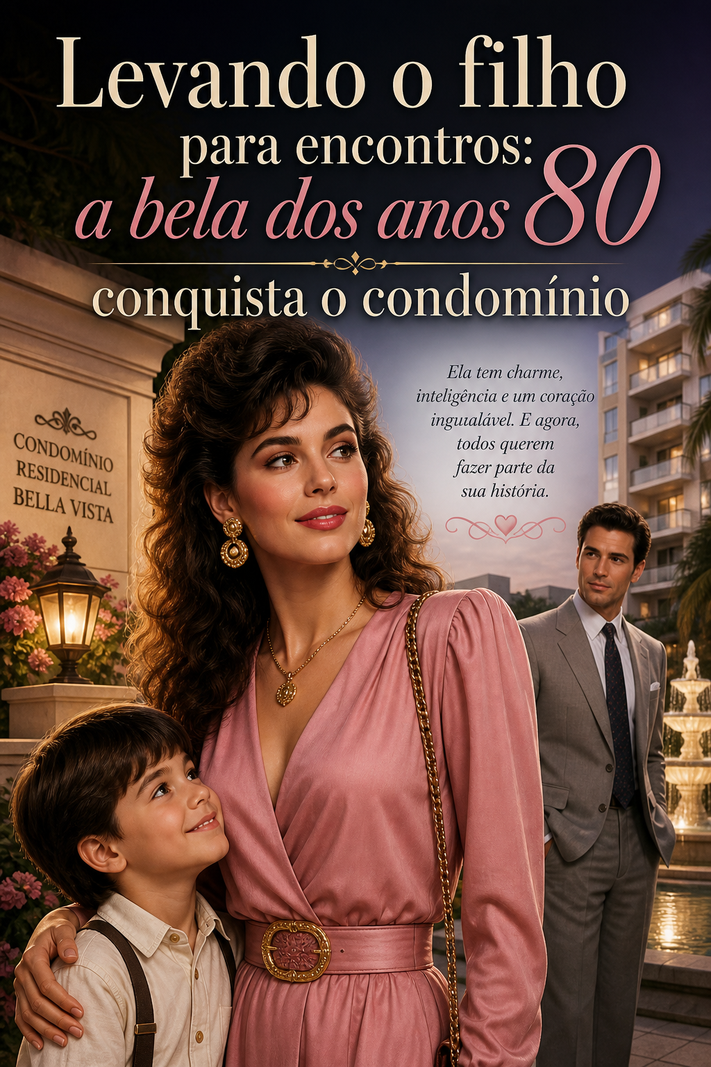 Levando o filho para encontros: a bela dos anos 80 conquista o condomínio