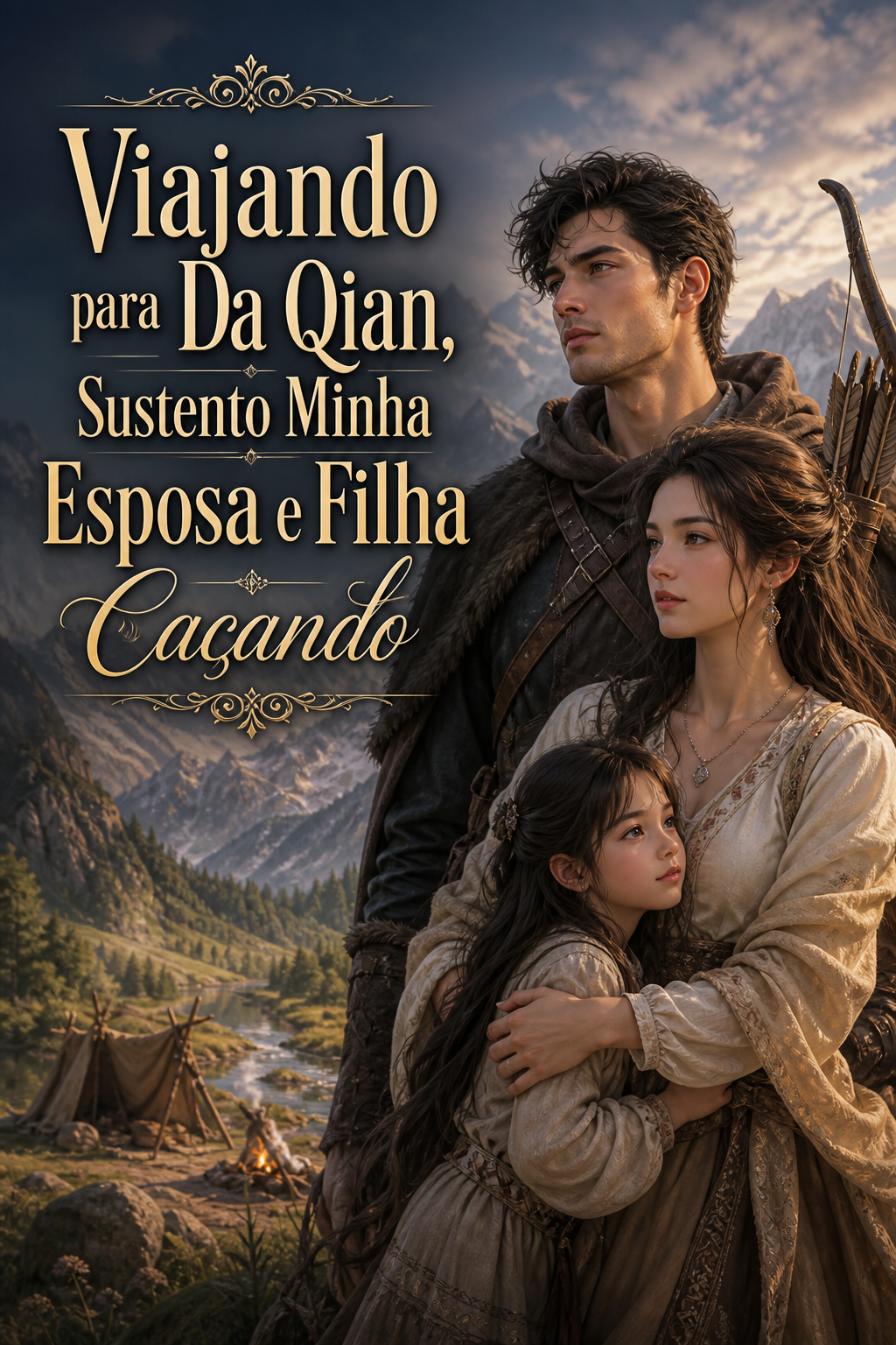 Viajando para Da Qian, Sustento Minha Esposa e Filha Caçando